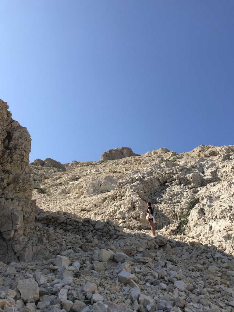 Hiking to Bag near Baška