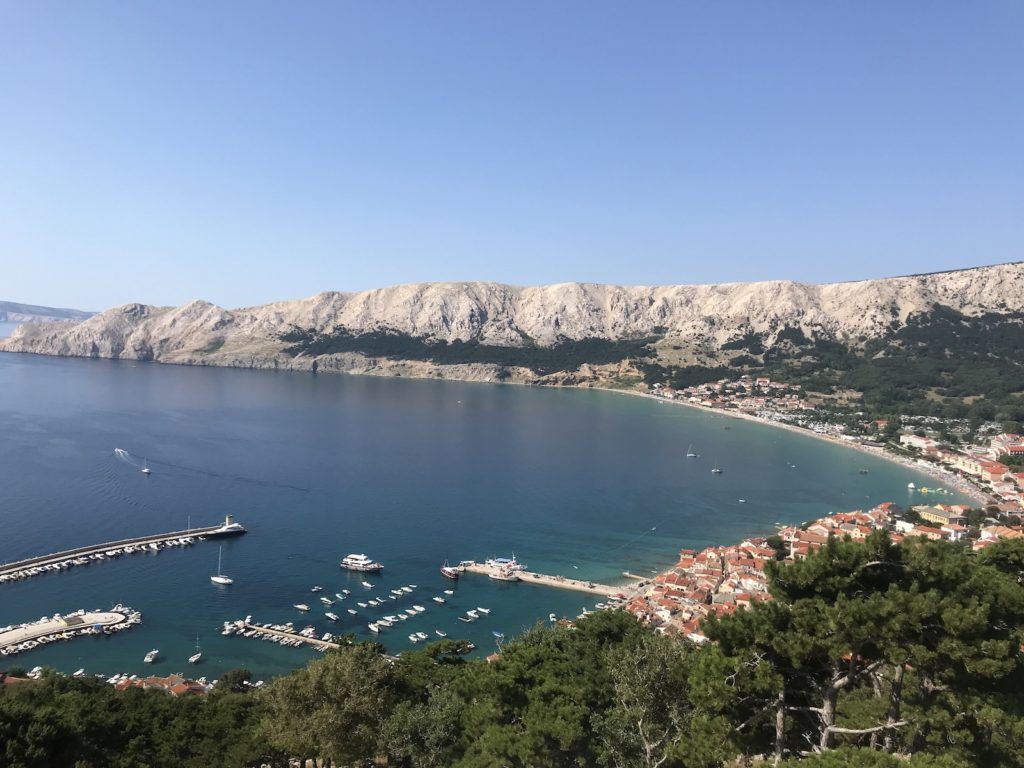 View of Baška from Sv. Ivan