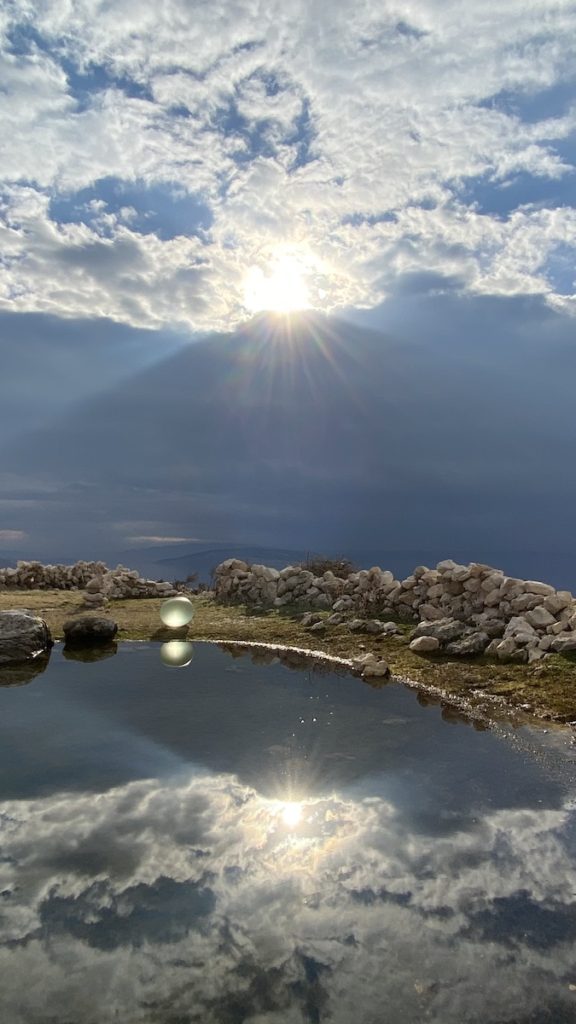 Kapi installation above Baška, Island Krk
