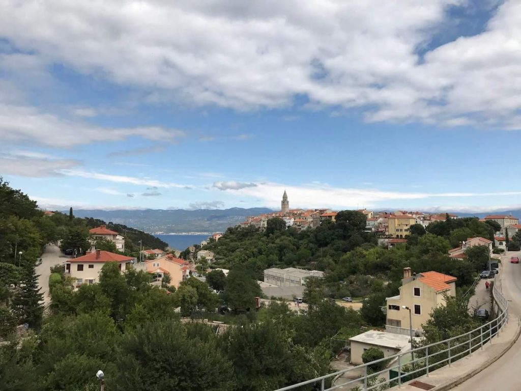View of Vrbnik on Island Krk