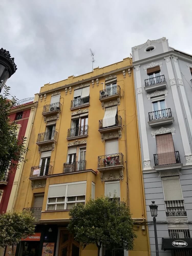 Colourful house in Valencia